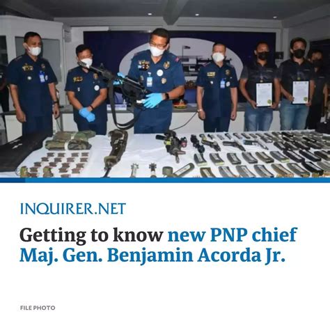 Getting to know new PNP chief Maj. Gen. Benjamin Acorda Jr.